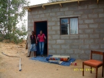 Thato and Tibello in their new home